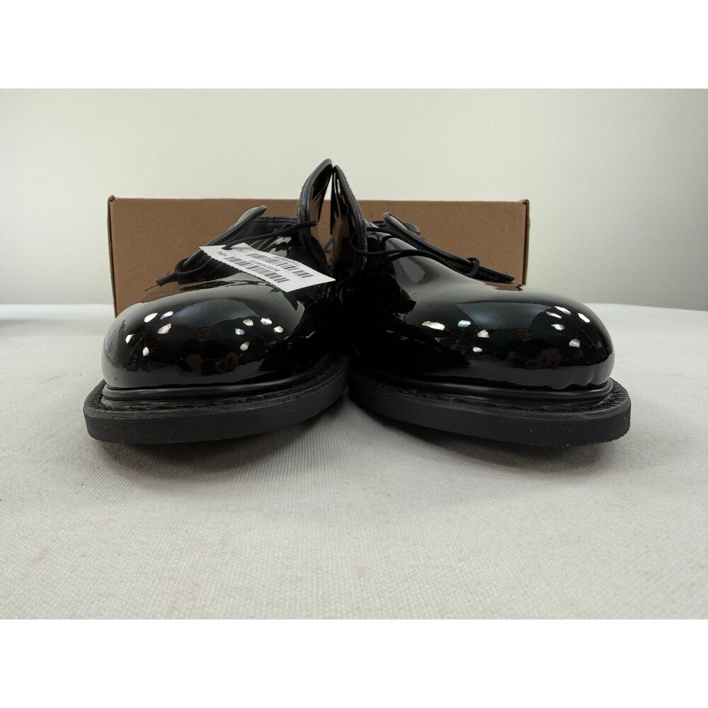 NIB Capps Black Patent Derby Military Dress Uniform Shoes 9.5 Army Surplus - Picture 4 of 8